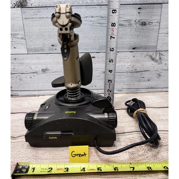 Saitek Cyborg 3D Gold USB Joystick! Flight Controller! Great Cond! Retail $117! - Picture 2 of 6
